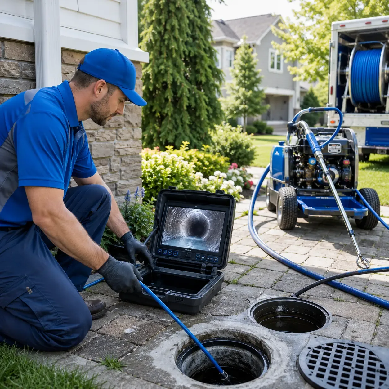Outdoor drain cleaning professionals serving Morton, PA